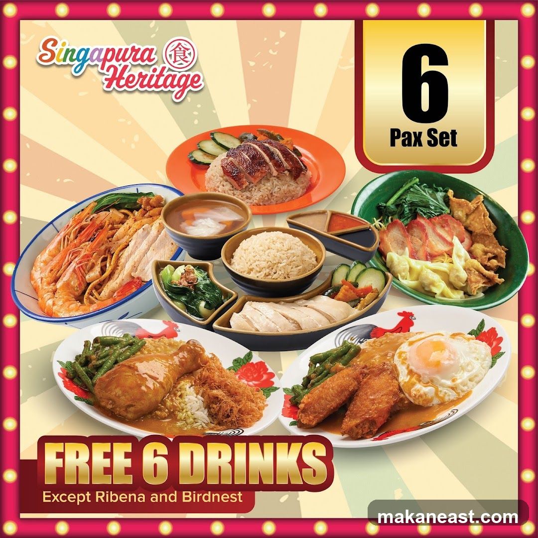 Singapura Heritage 6 Pax Set Promotion