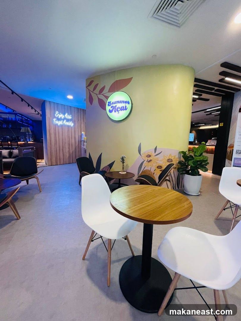 Summer Acai Cafe Interior