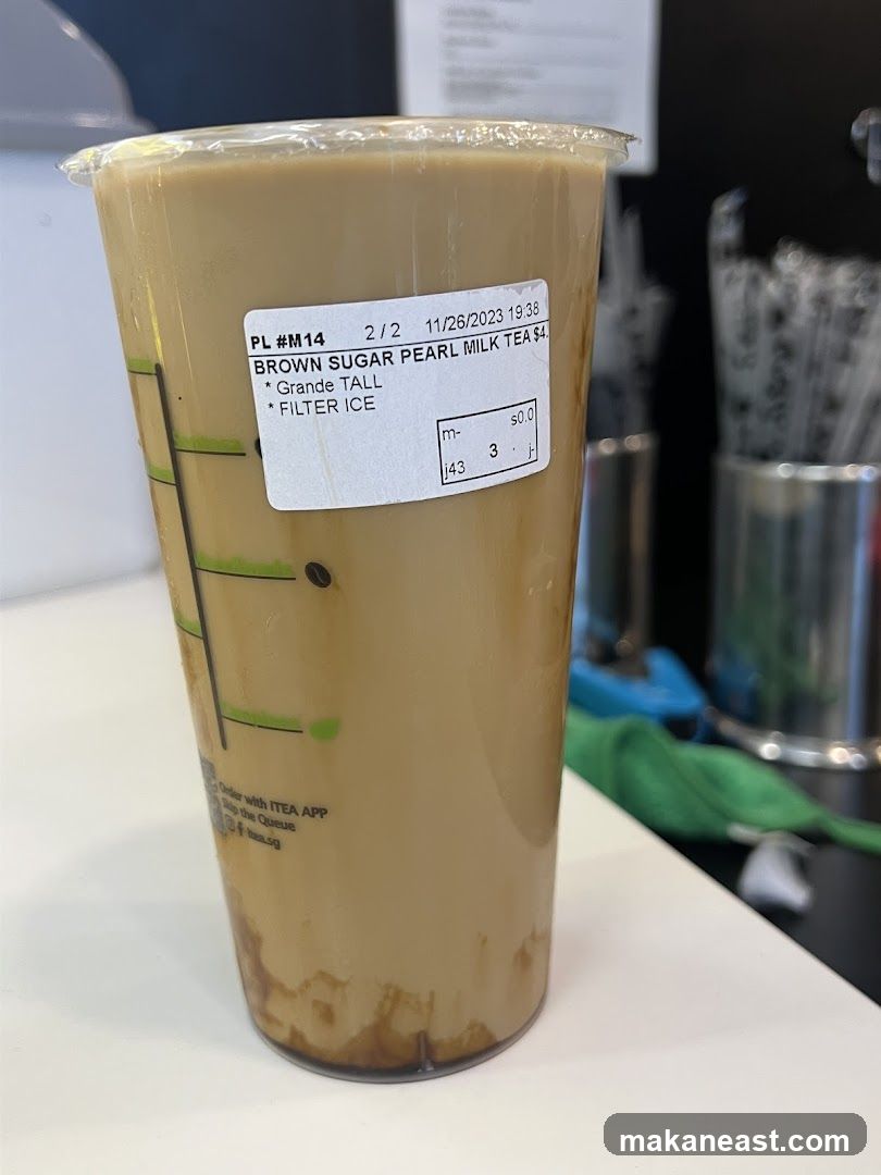 Brown Sugar Pearl Milk Tea