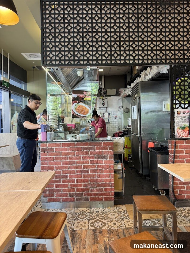 Restaurant Kitchen and Dining Area
