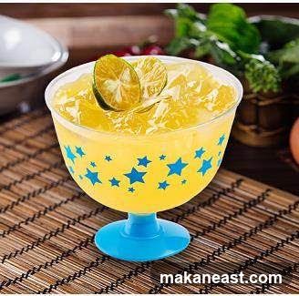 Dessert cup with stars