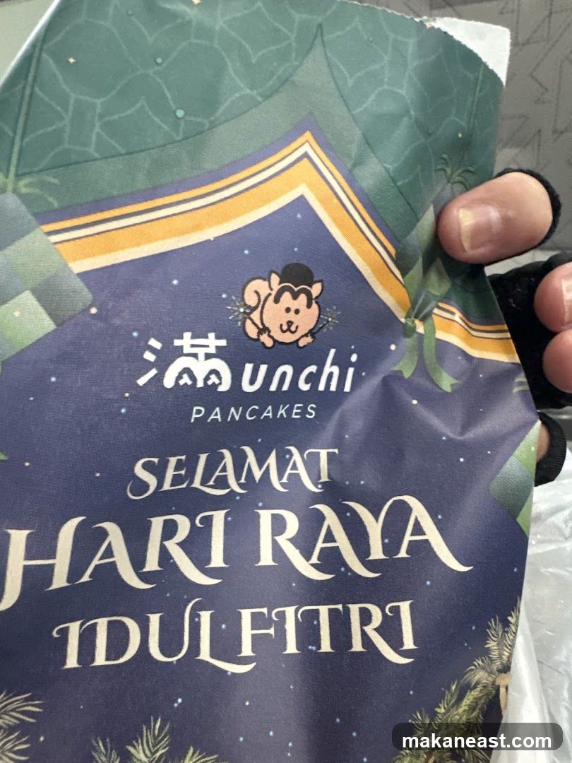 Unchi Pancakes Hari Raya Packaging