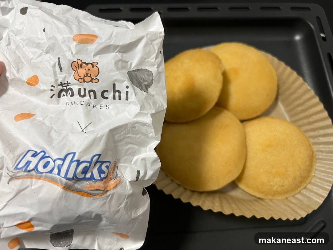 Pancakes with Horlicks wrapper