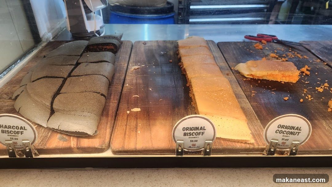 Desserts on display