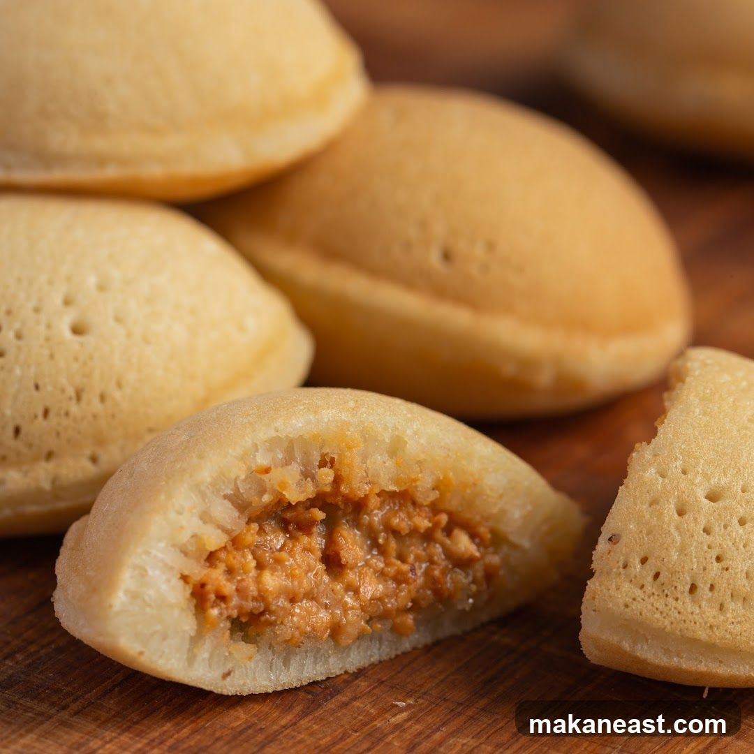 Peanut-filled pastries