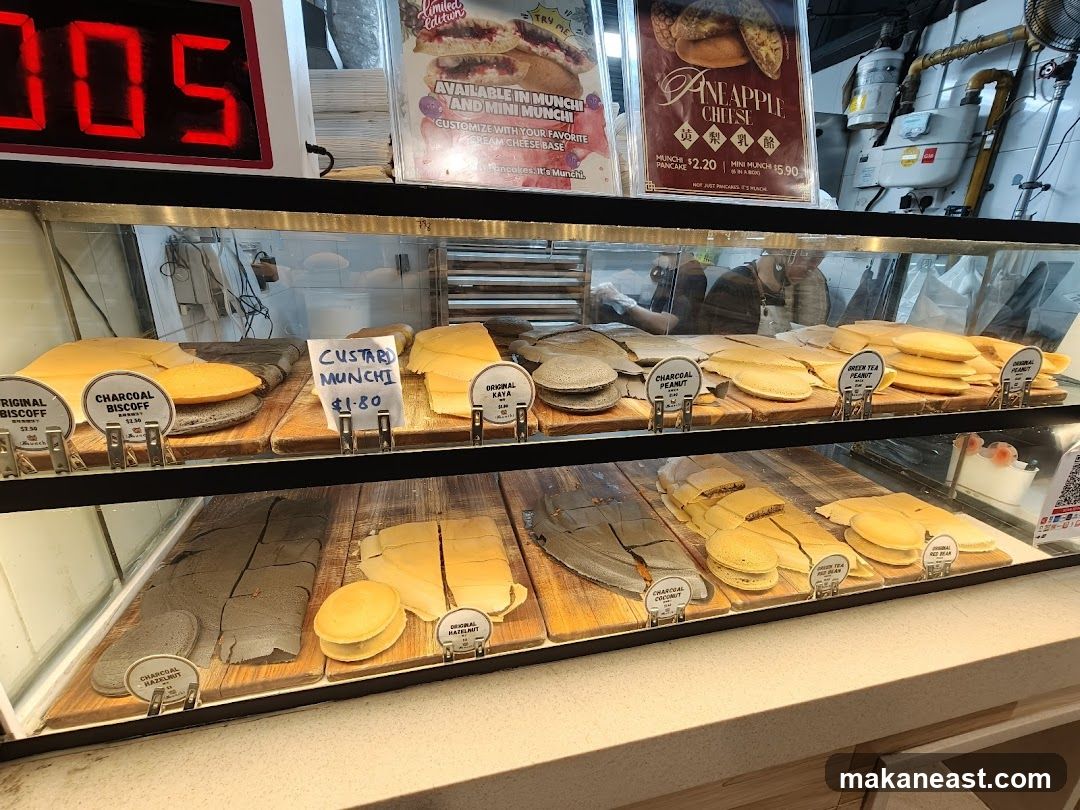 Display Case with Food Items