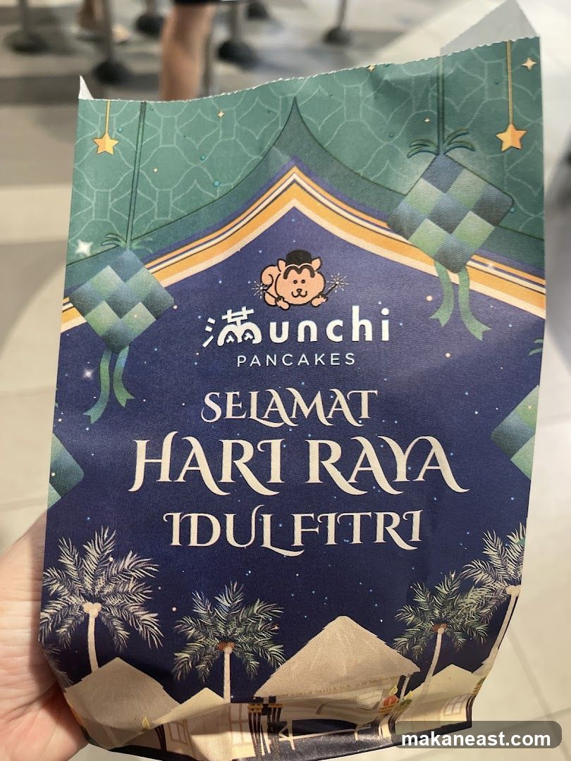 Unchi Pancakes Hari Raya Packaging