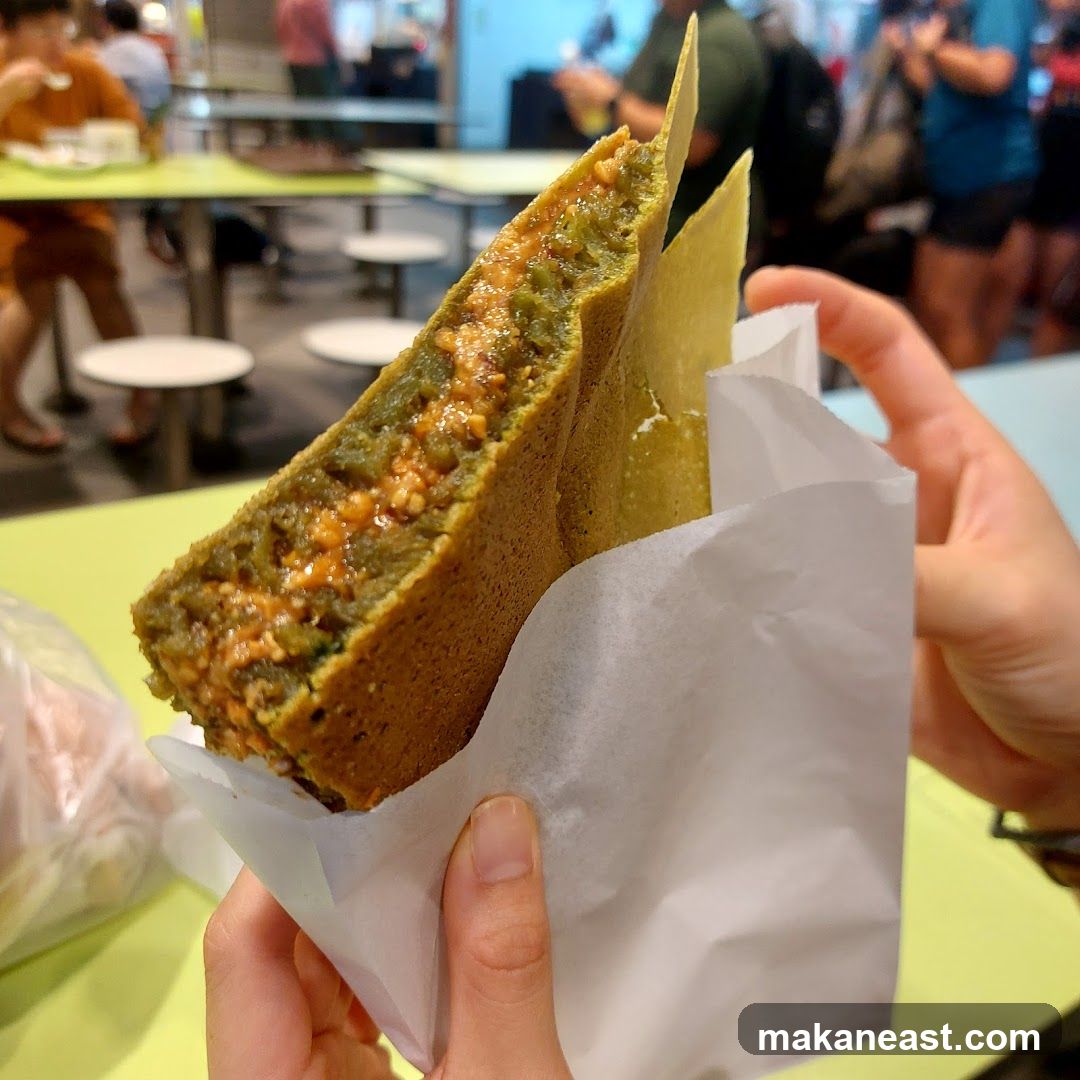 Pancake with Peanut Filling