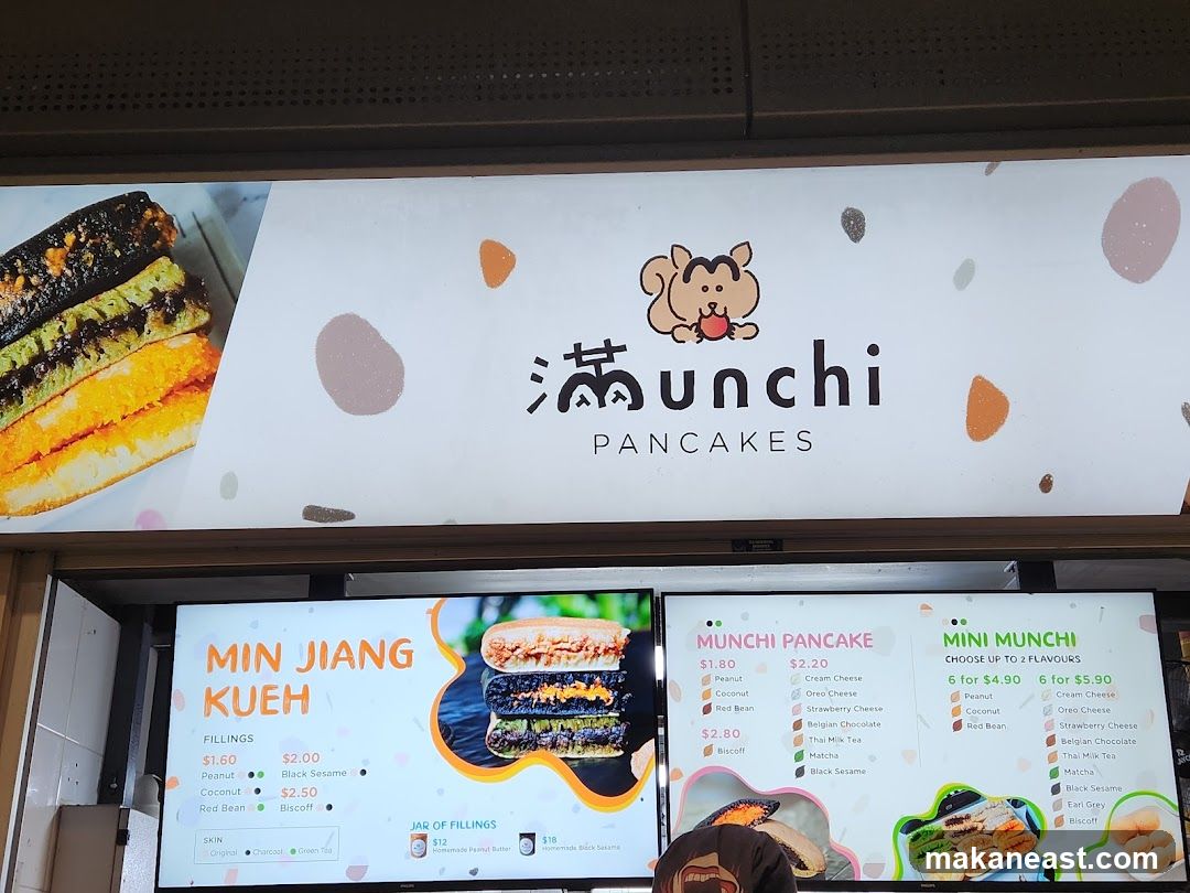 Munchi Pancakes Menu