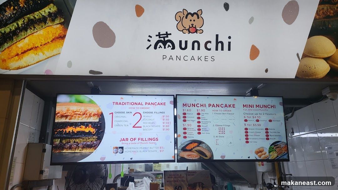 Munchi Pancakes Menu