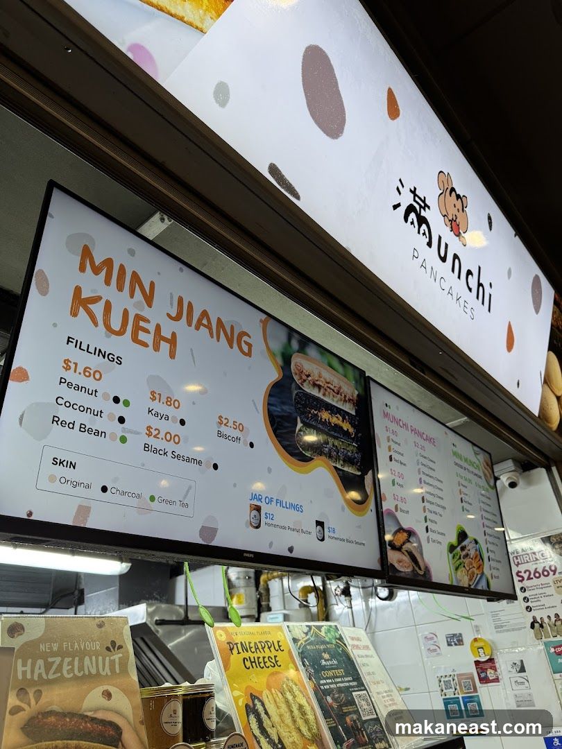 Pancake Stall Menu