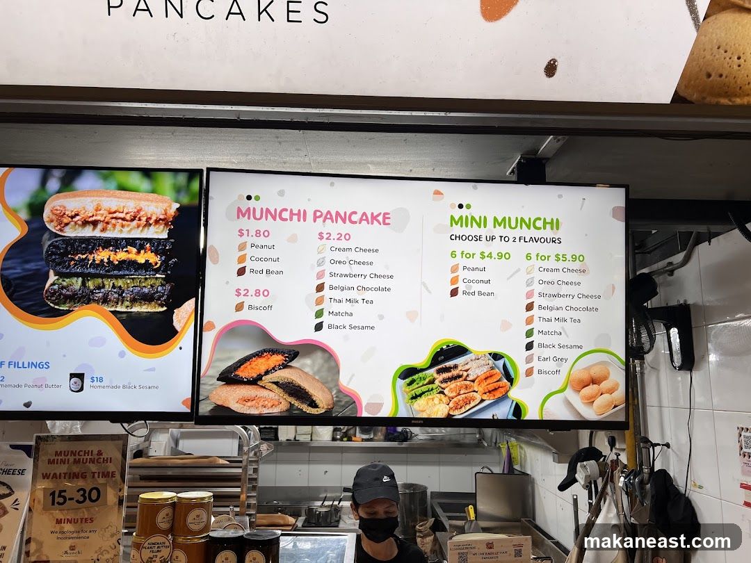 Pancake Menu