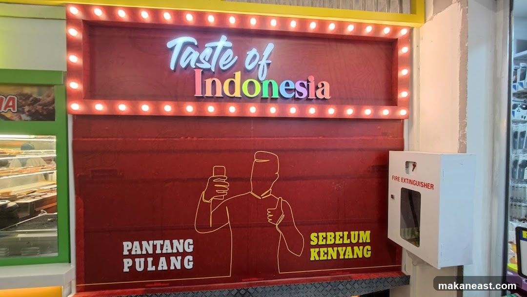 Taste of Indonesia Signage