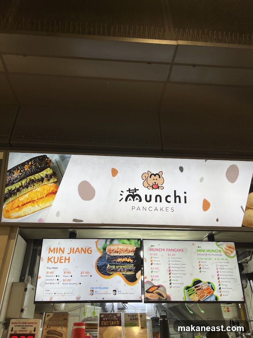 Munchi Pancakes Menu