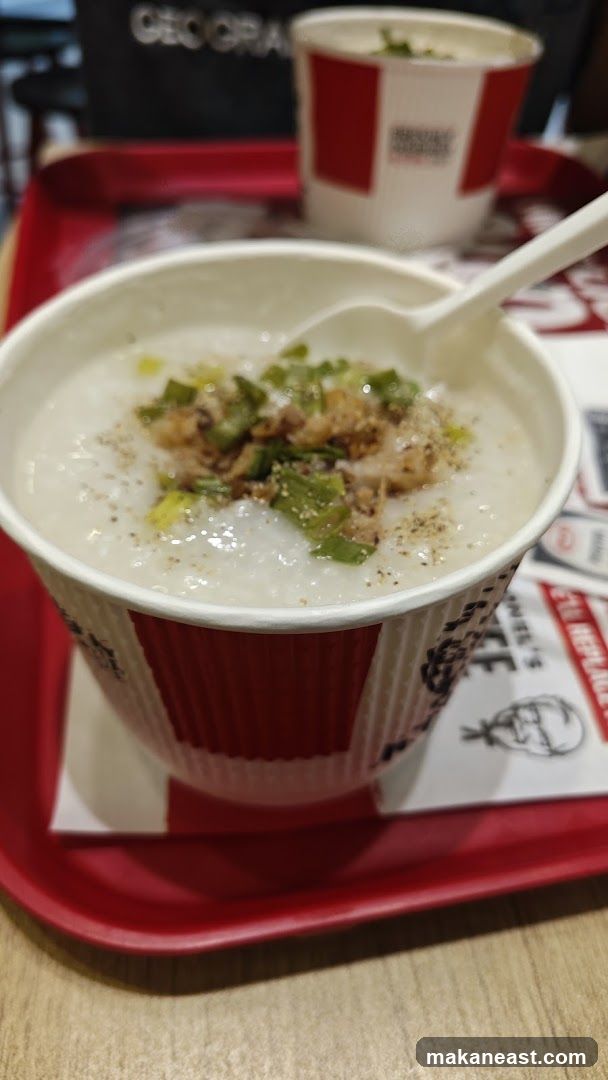 Congee with toppings