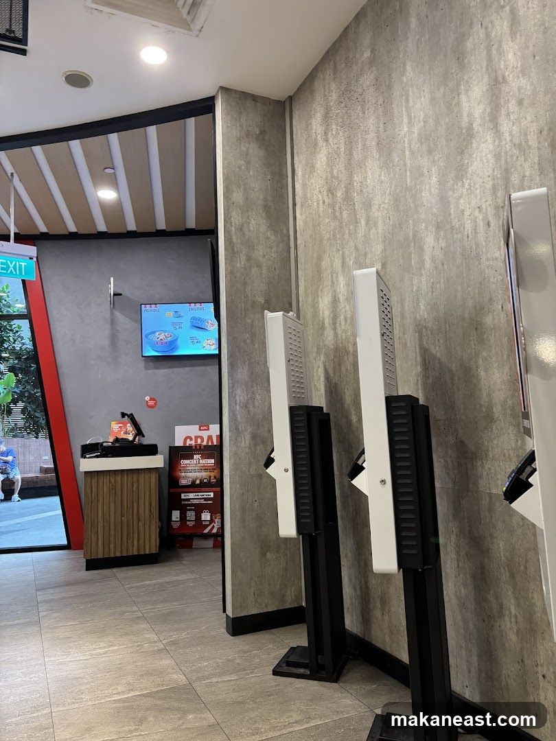 Self-order kiosks and digital menu