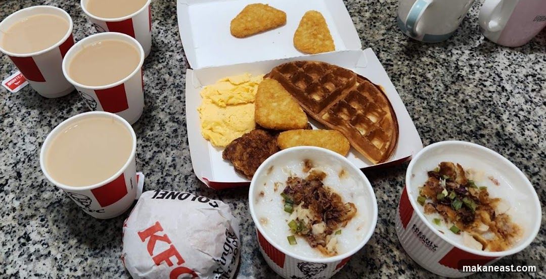 KFC Breakfast Spread