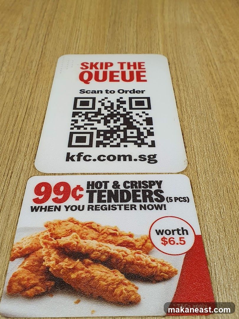 KFC Promotion Card