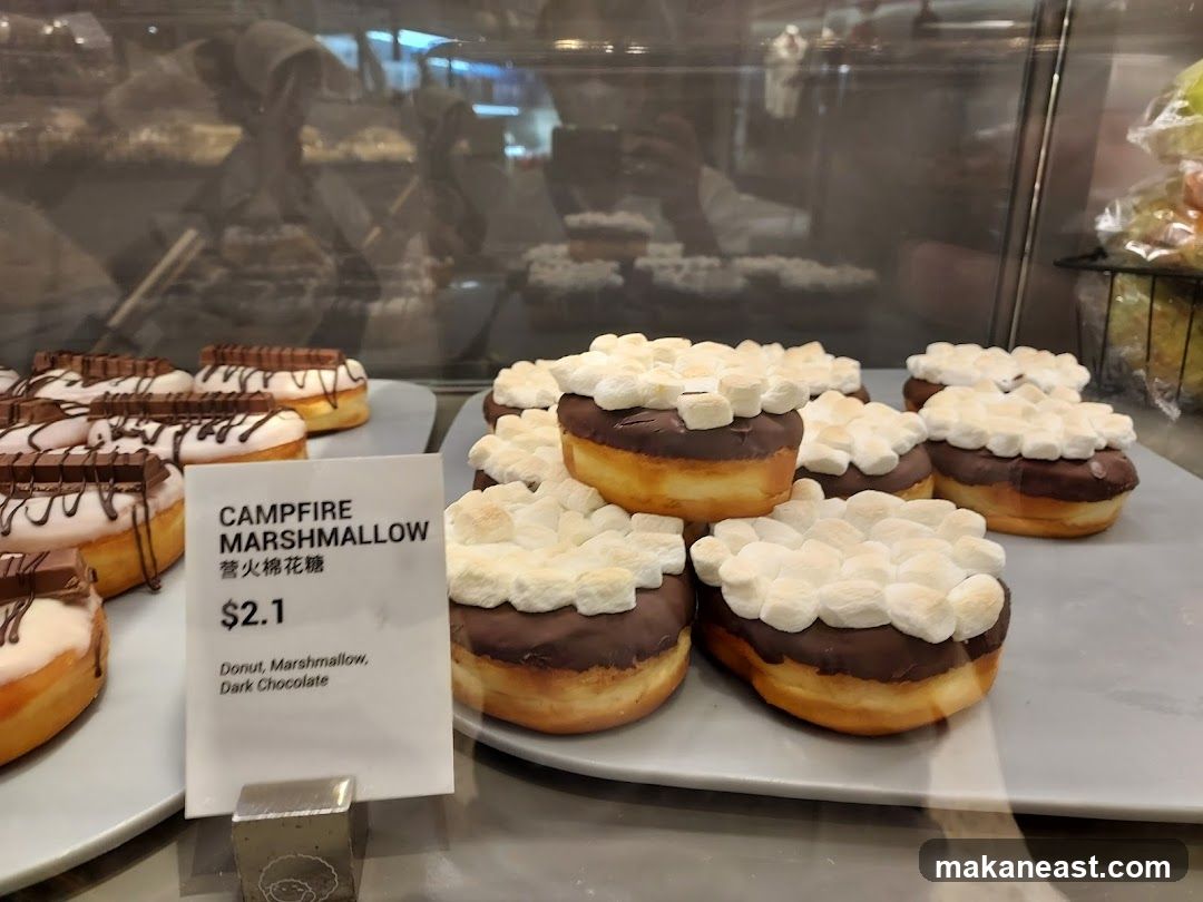 Donuts with Marshmallows and Chocolate