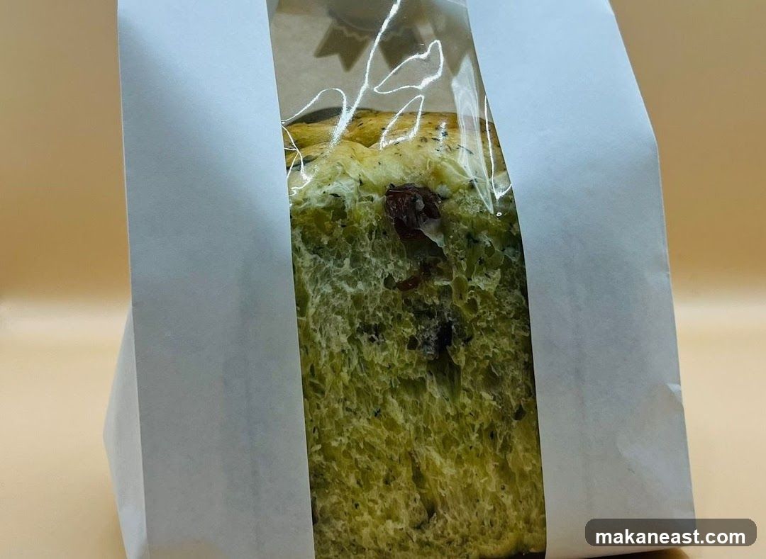 Green Bread in Packaging