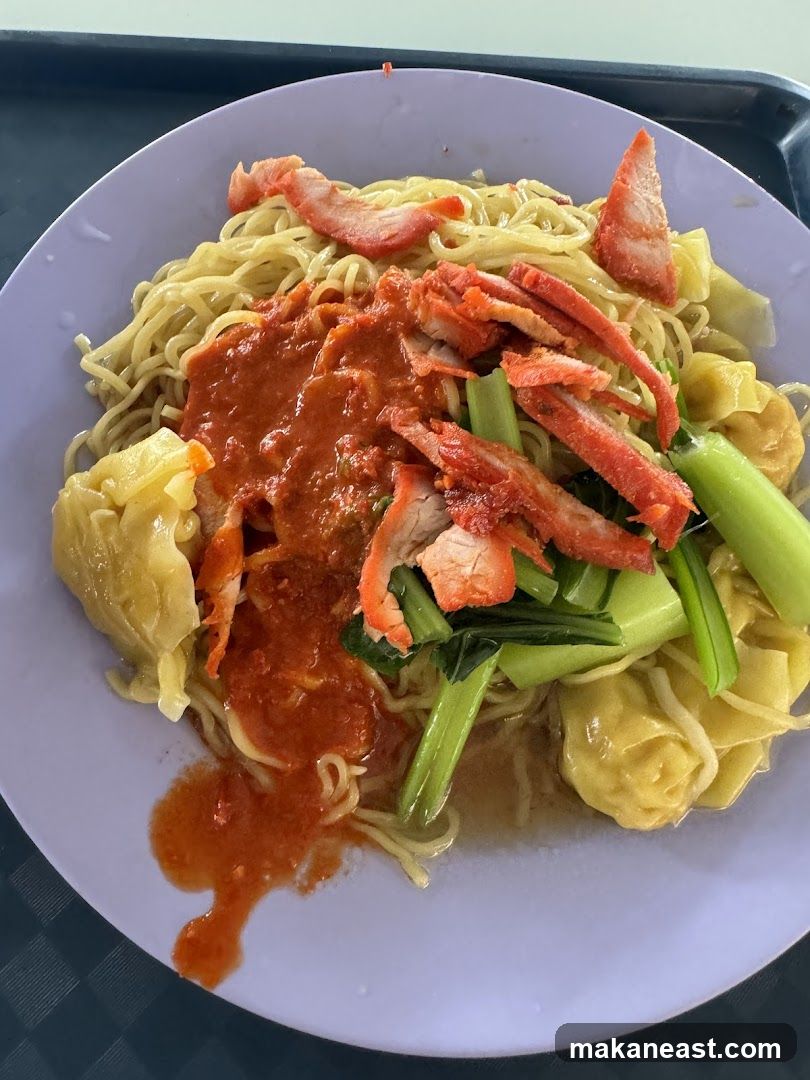 Noodles with Char Siu and Wontons