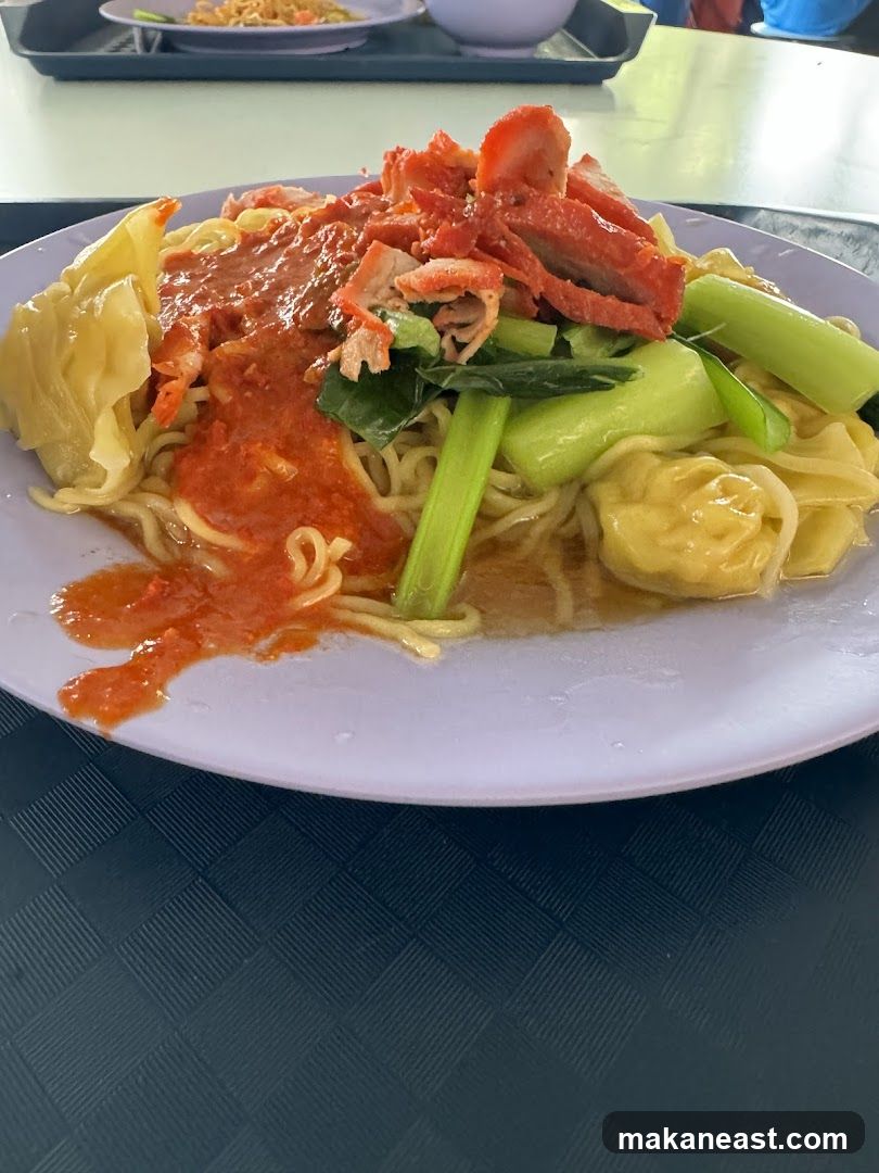 Noodles with Char Siu and Vegetables
