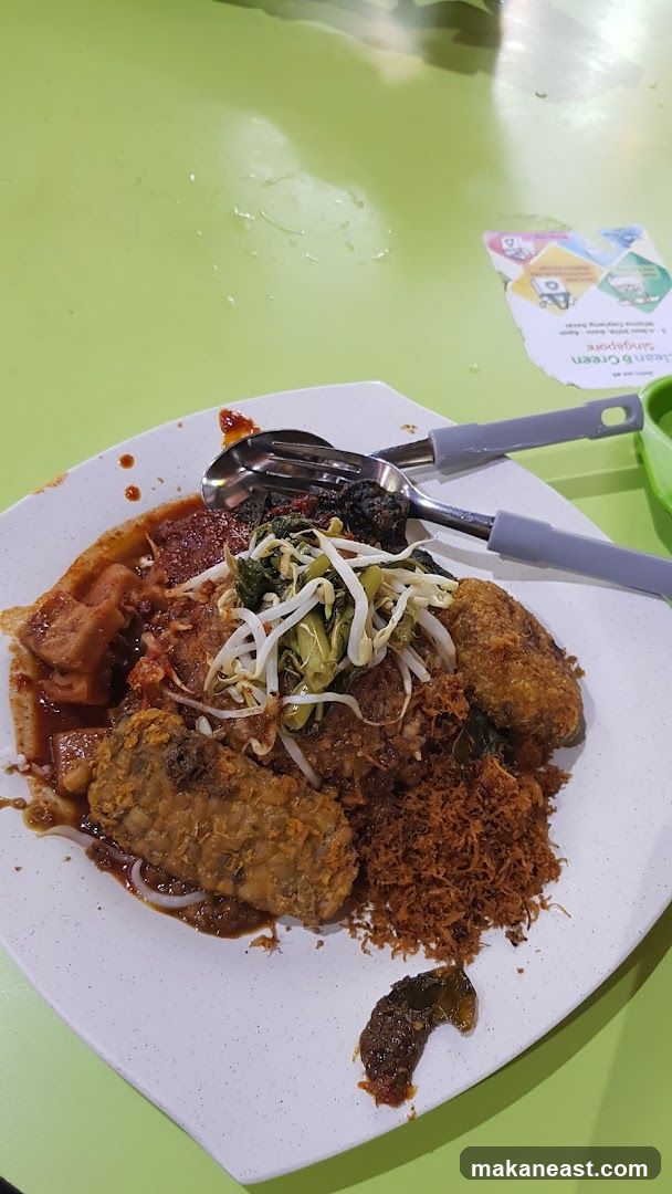 Plate of food with various toppings