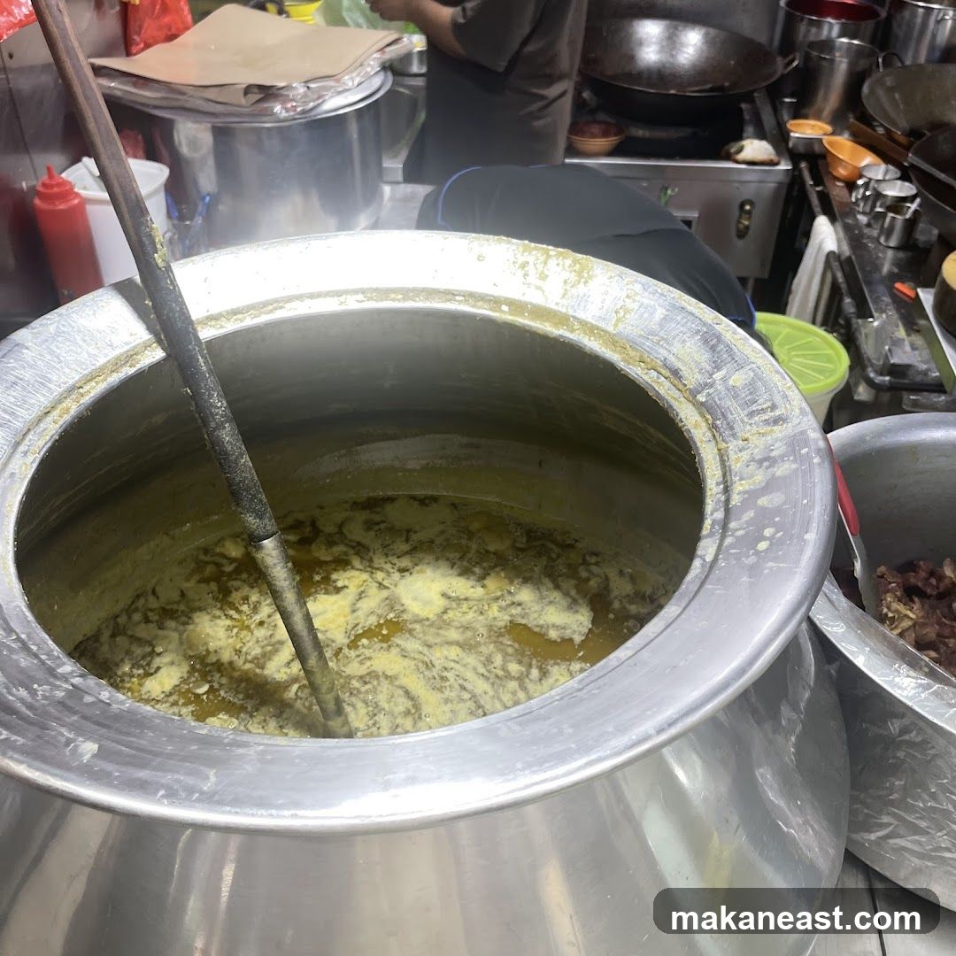 Large Pot of Food Being Prepared