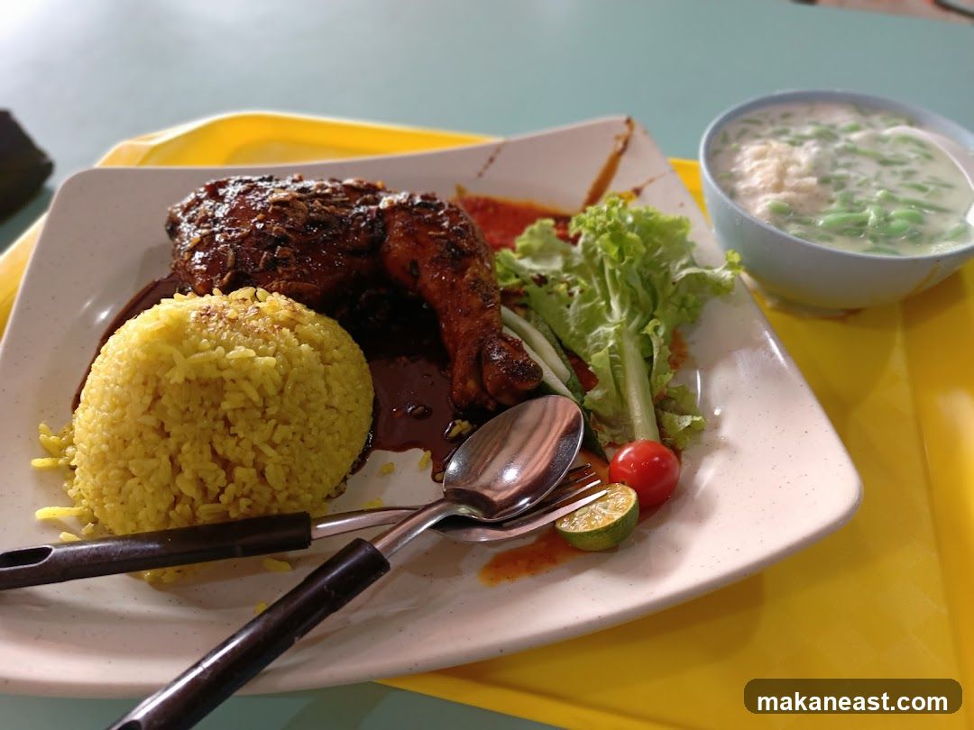Chicken Rice with Dessert