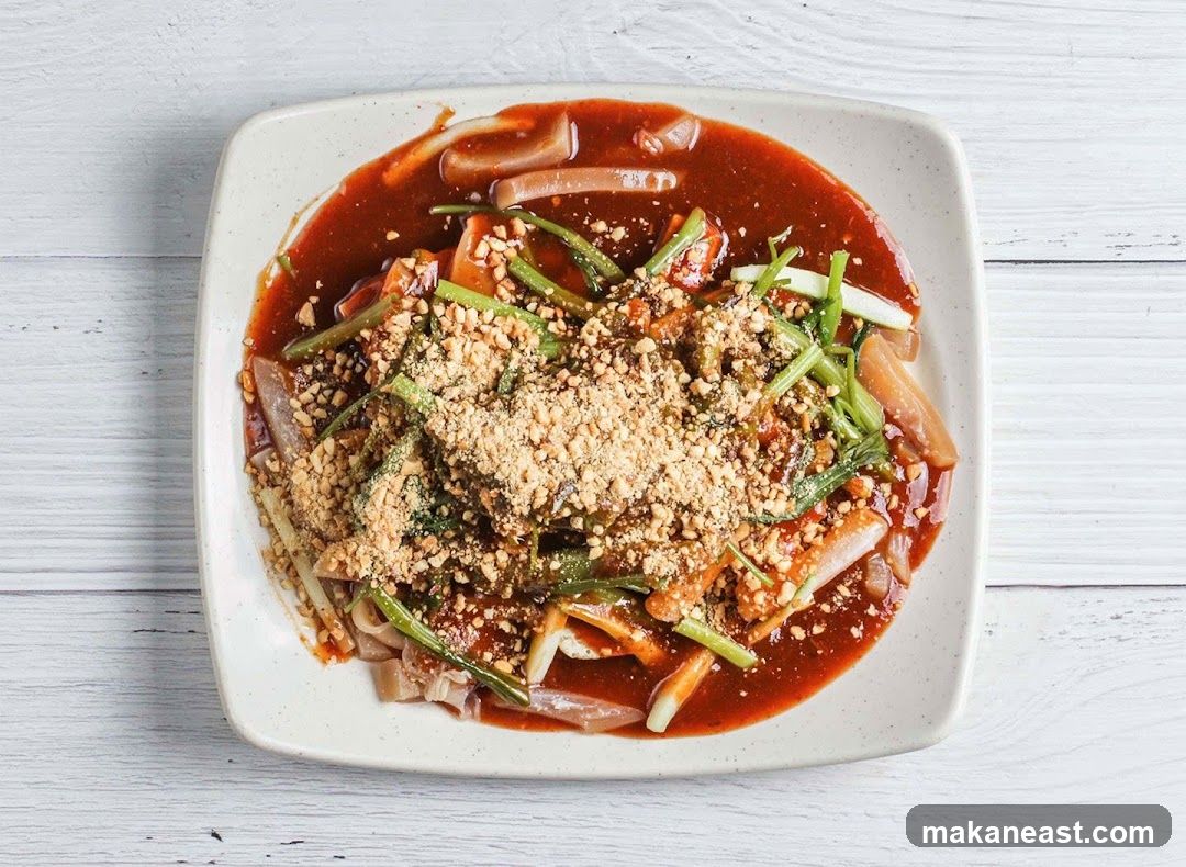 A plate of rojak