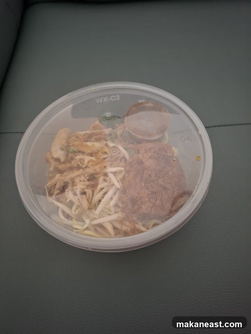 Takeout Container with Food