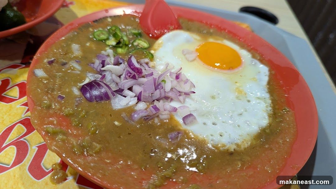 Savory Dish with Fried Egg and Onions