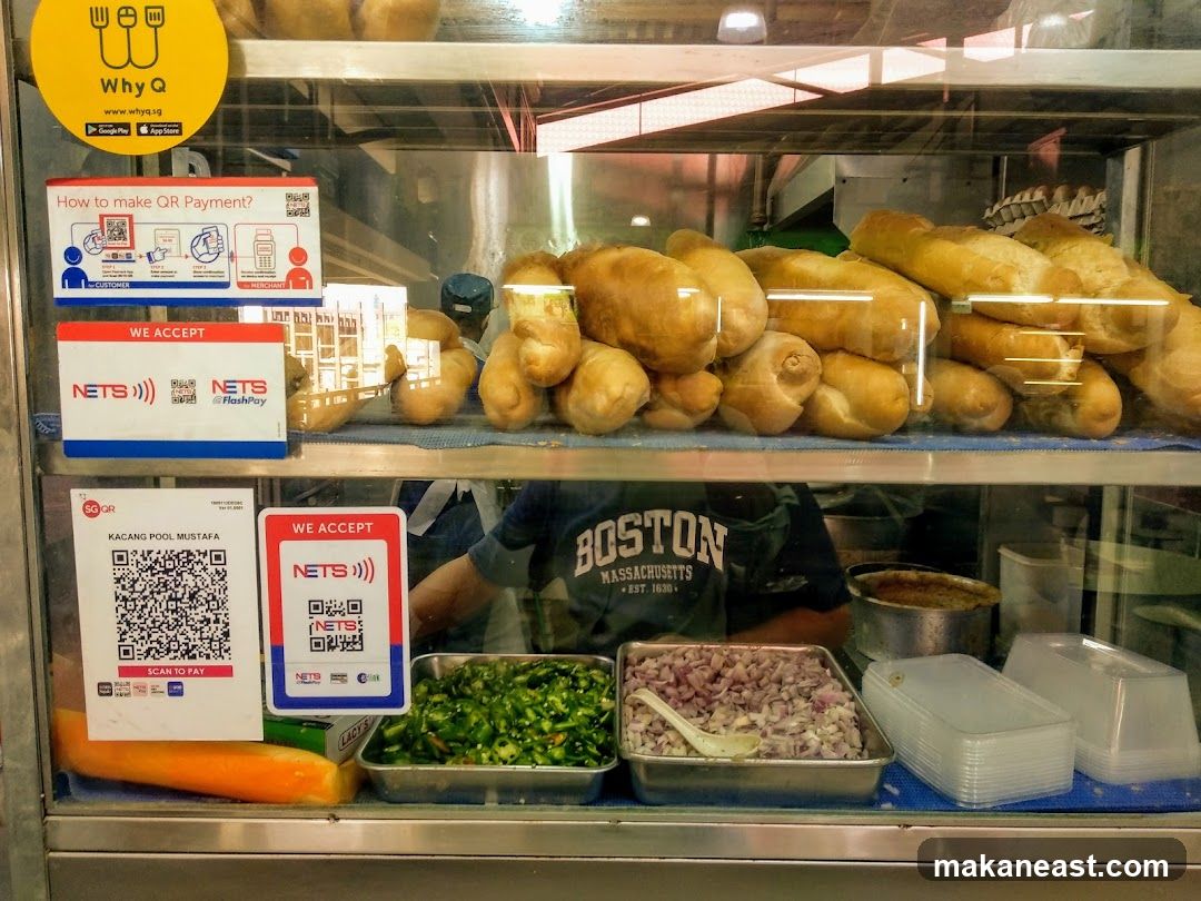 Food stall display