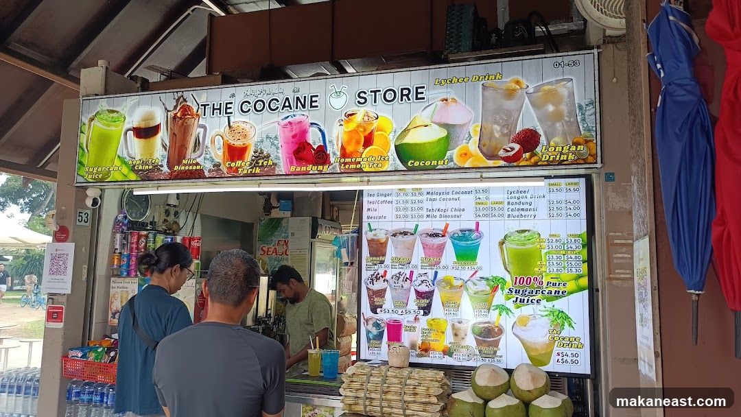 The Cocane Store Menu