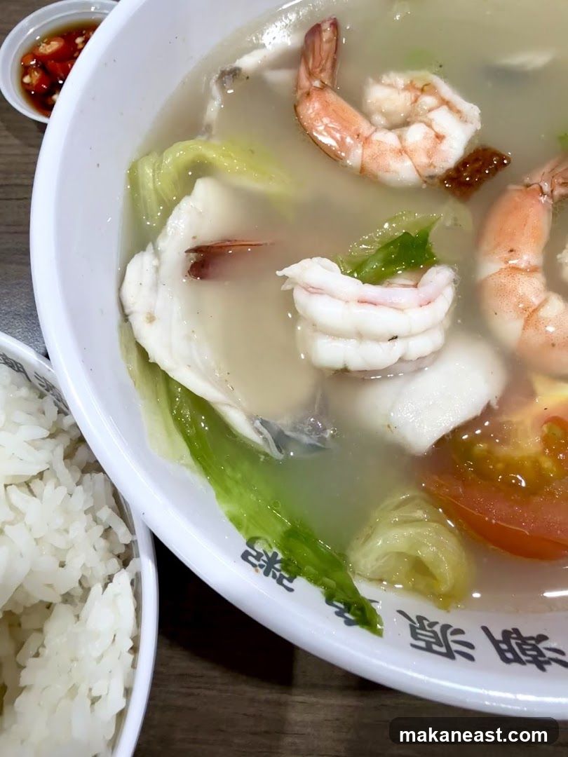 Seafood Soup with Rice