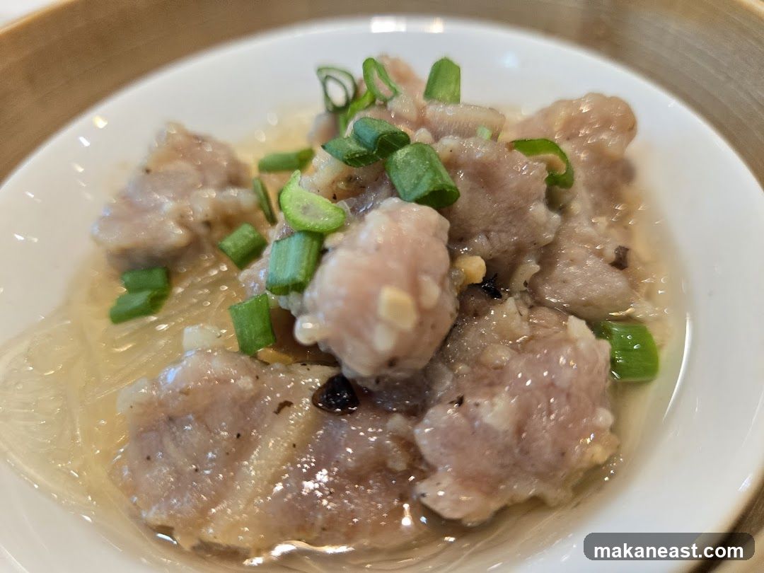 Steamed Pork Ribs with Glass Noodles