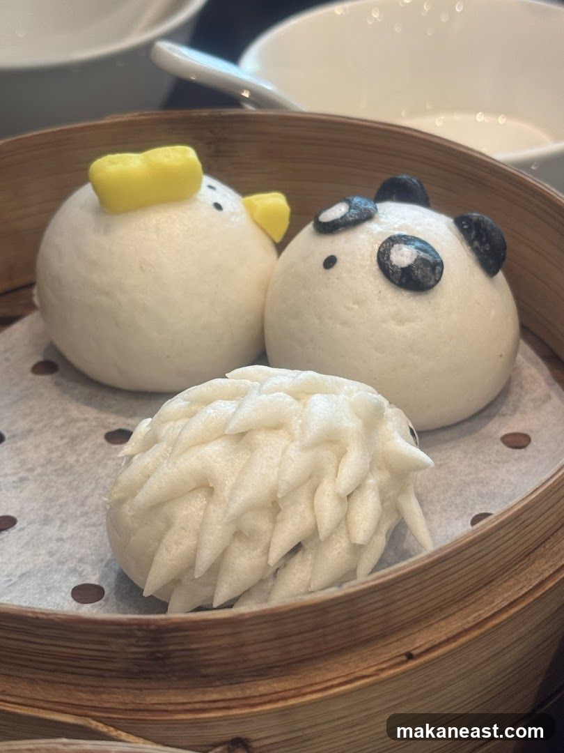 Animal-shaped steamed buns