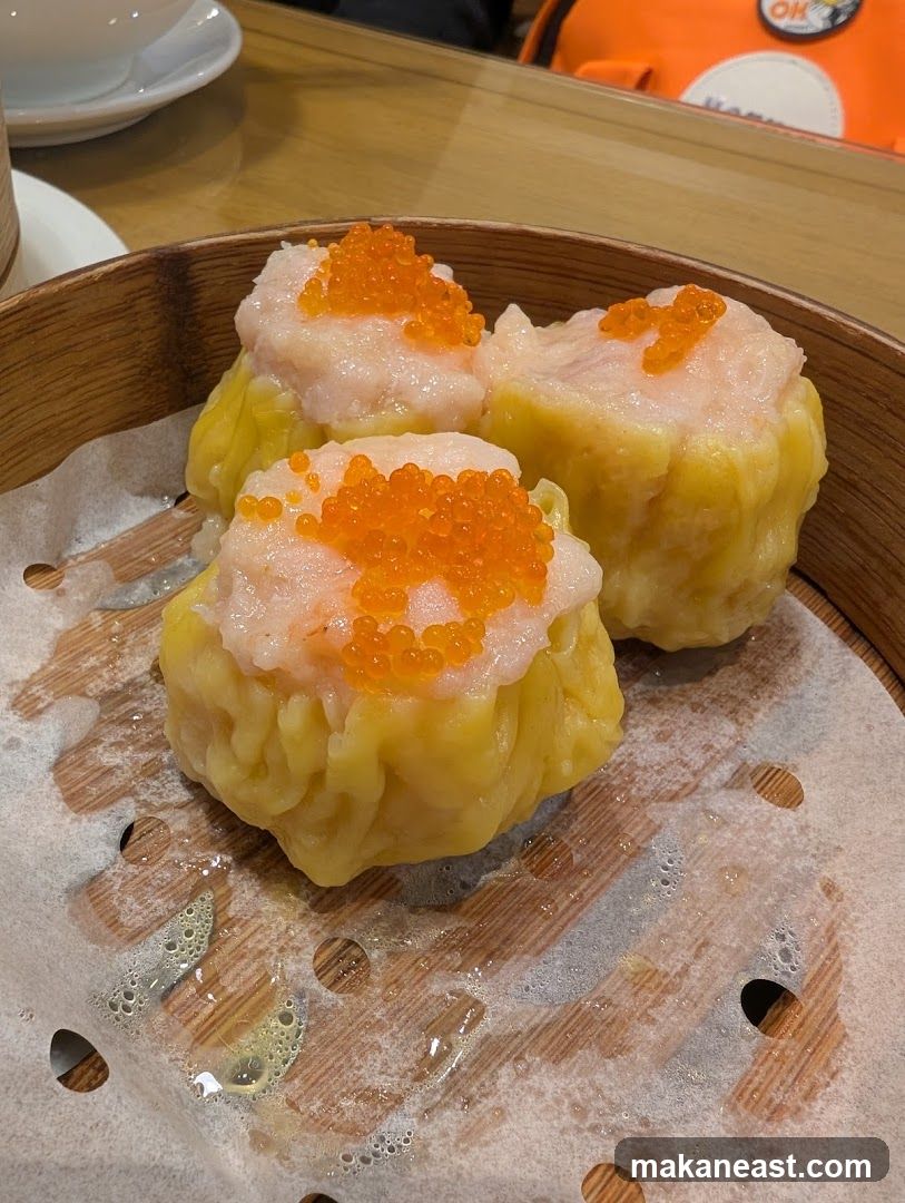 Steamed Dumplings with Roe