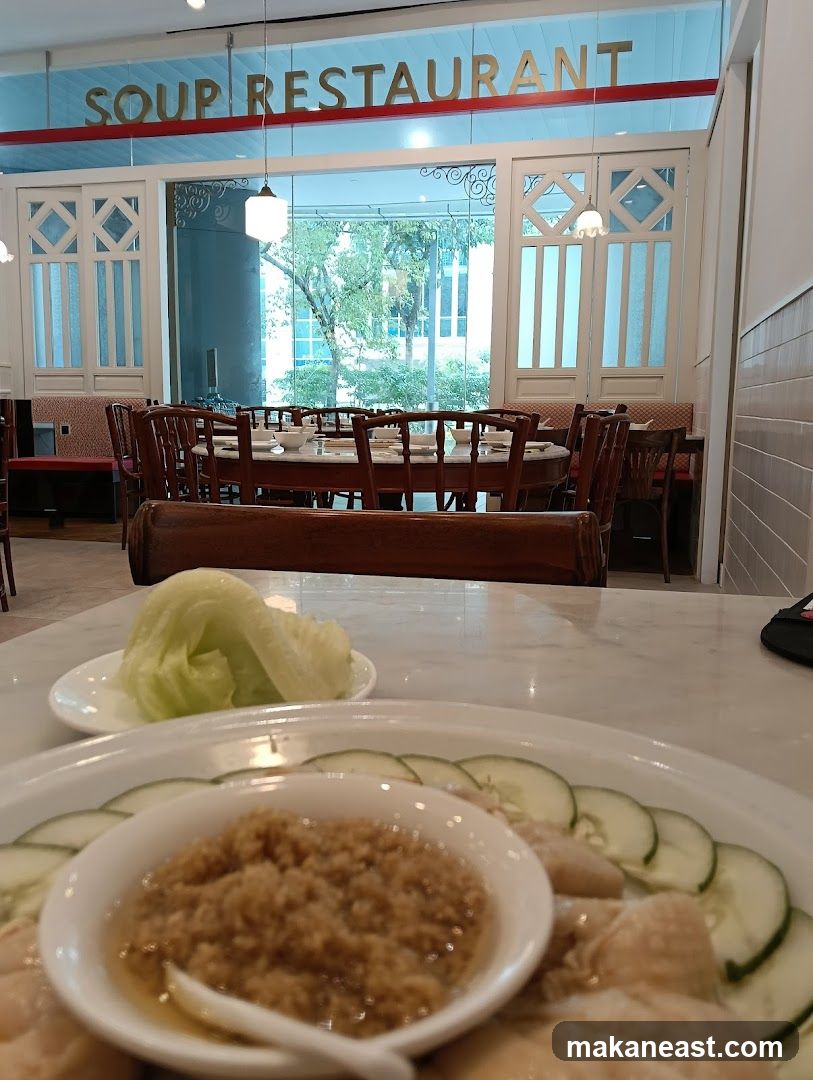Restaurant Interior with Food