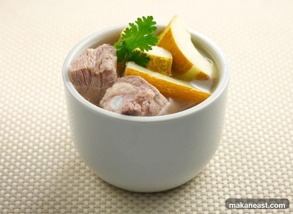 Pork Rib and Melon Soup