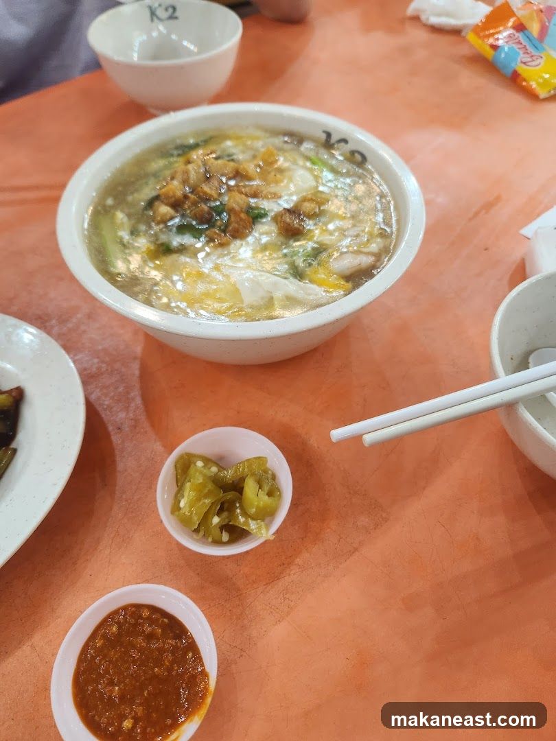 Noodle Soup with Condiments