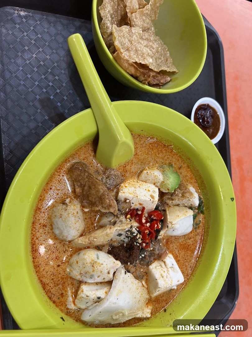 Laksa with Crispy Bits
