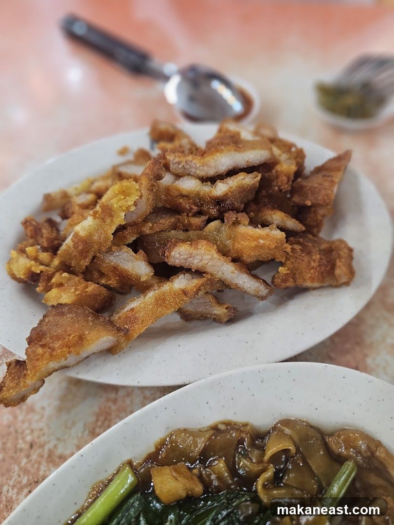 Fried Pork Belly and Noodles