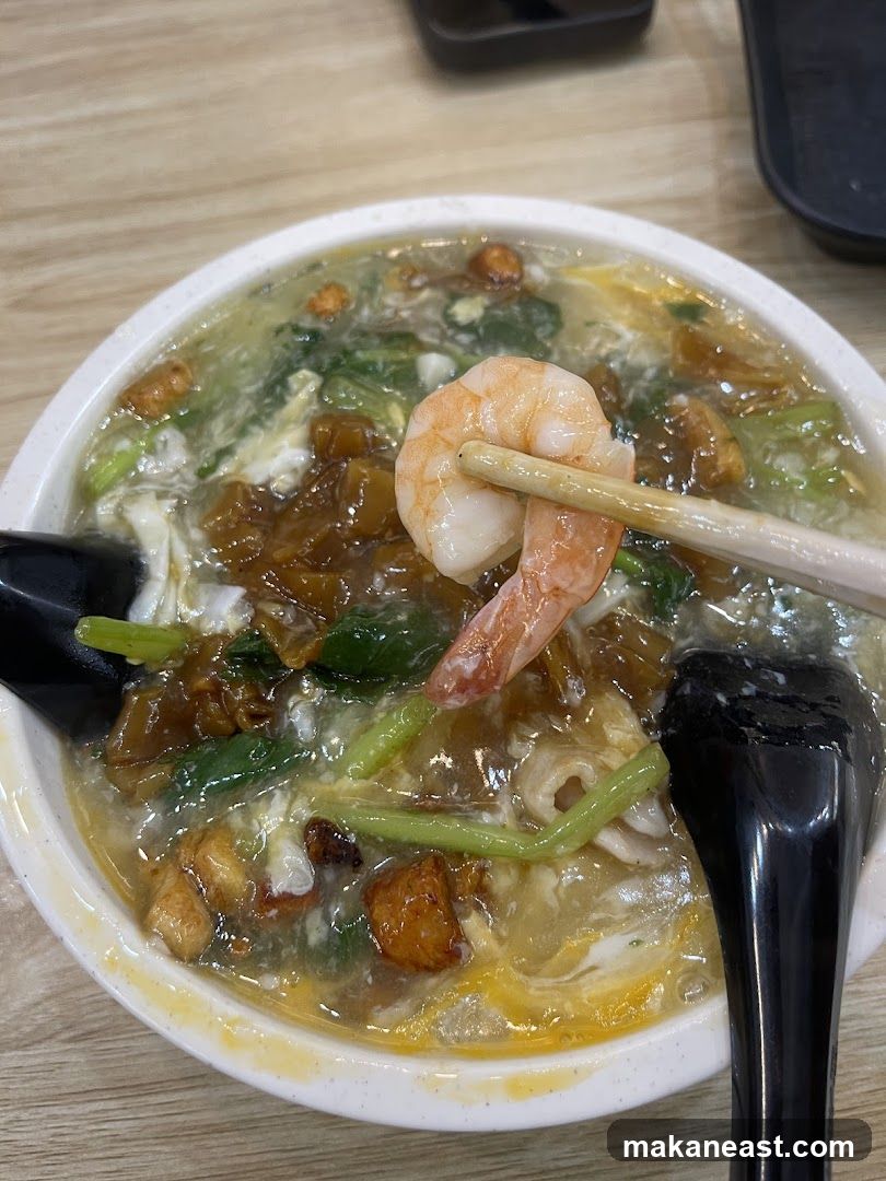Noodle Soup with Shrimp
