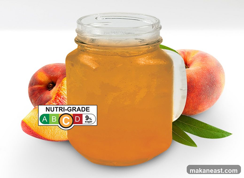 Peach Juice in a Jar