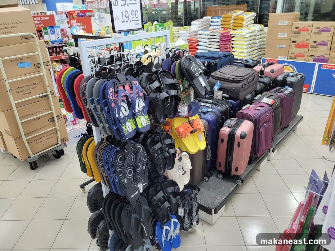 Footwear and Luggage Display