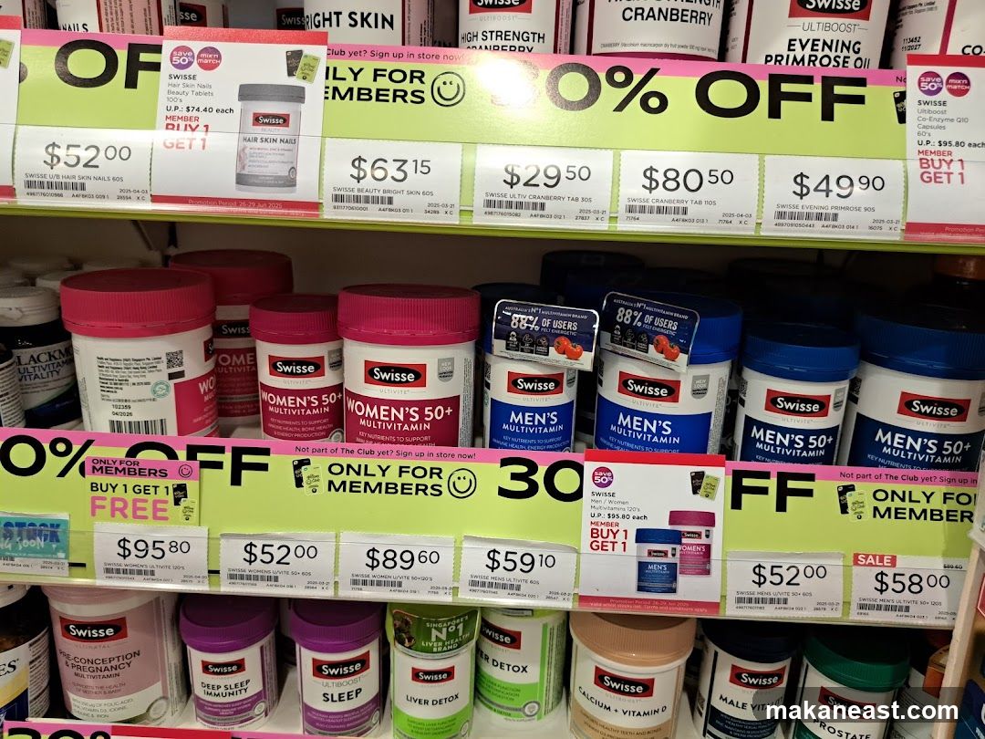 Vitamins and Supplements on Sale