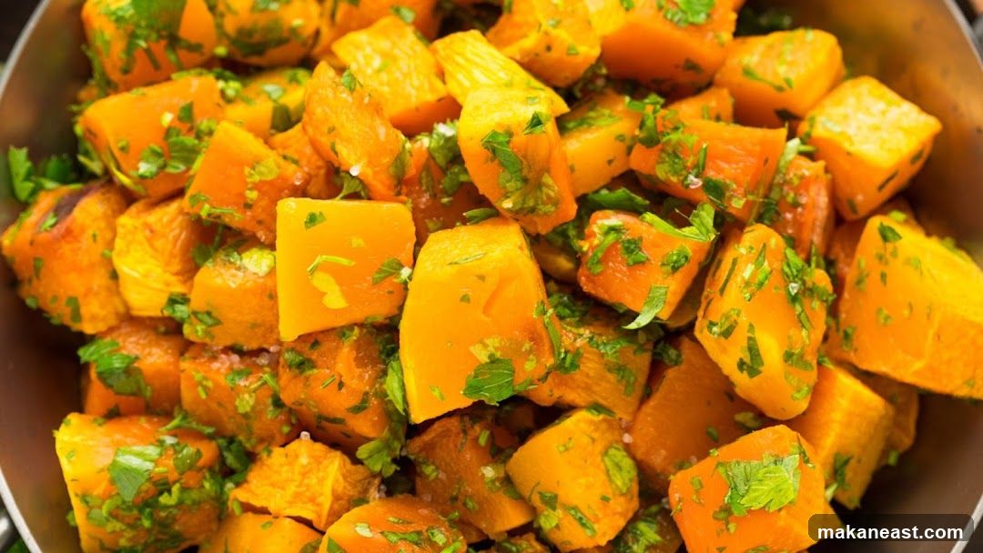 Roasted Butternut Squash with Herbs