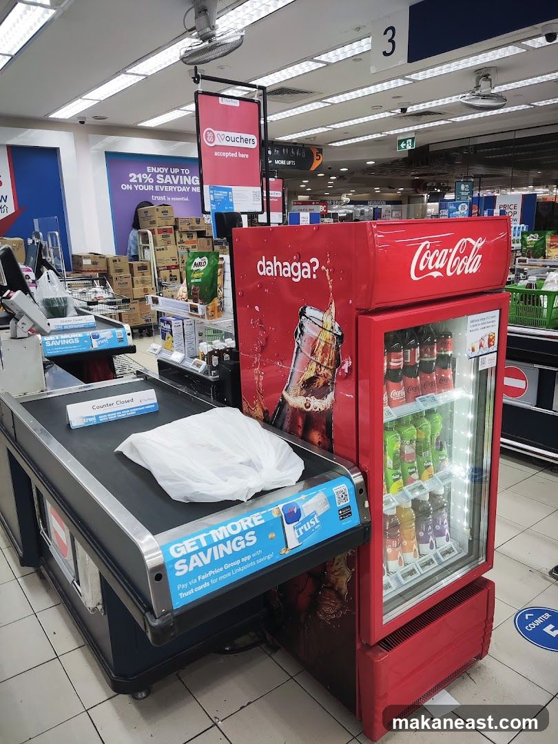 Supermarket Checkout Area