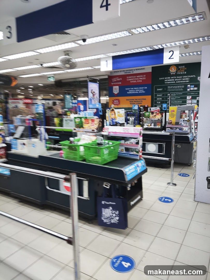 Supermarket Checkout Area